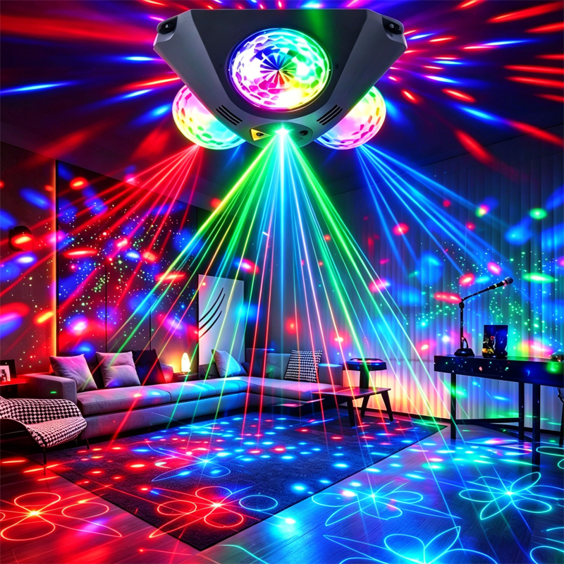 Industrial Laser Projector - 4 in 1 Powerful DJ Laser