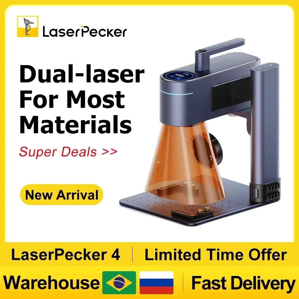 Desktop Laser Engraver - LASERPECKER 4 LP4 Laser Engraving Machine