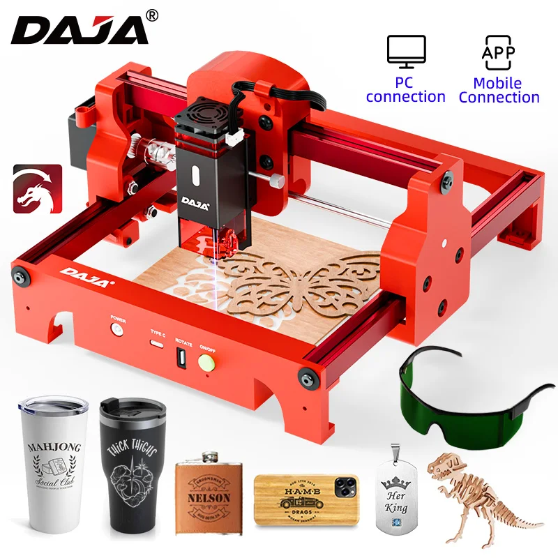 Desktop Laser Engraver - DAJA A7 Laser Engraver 5W Mini