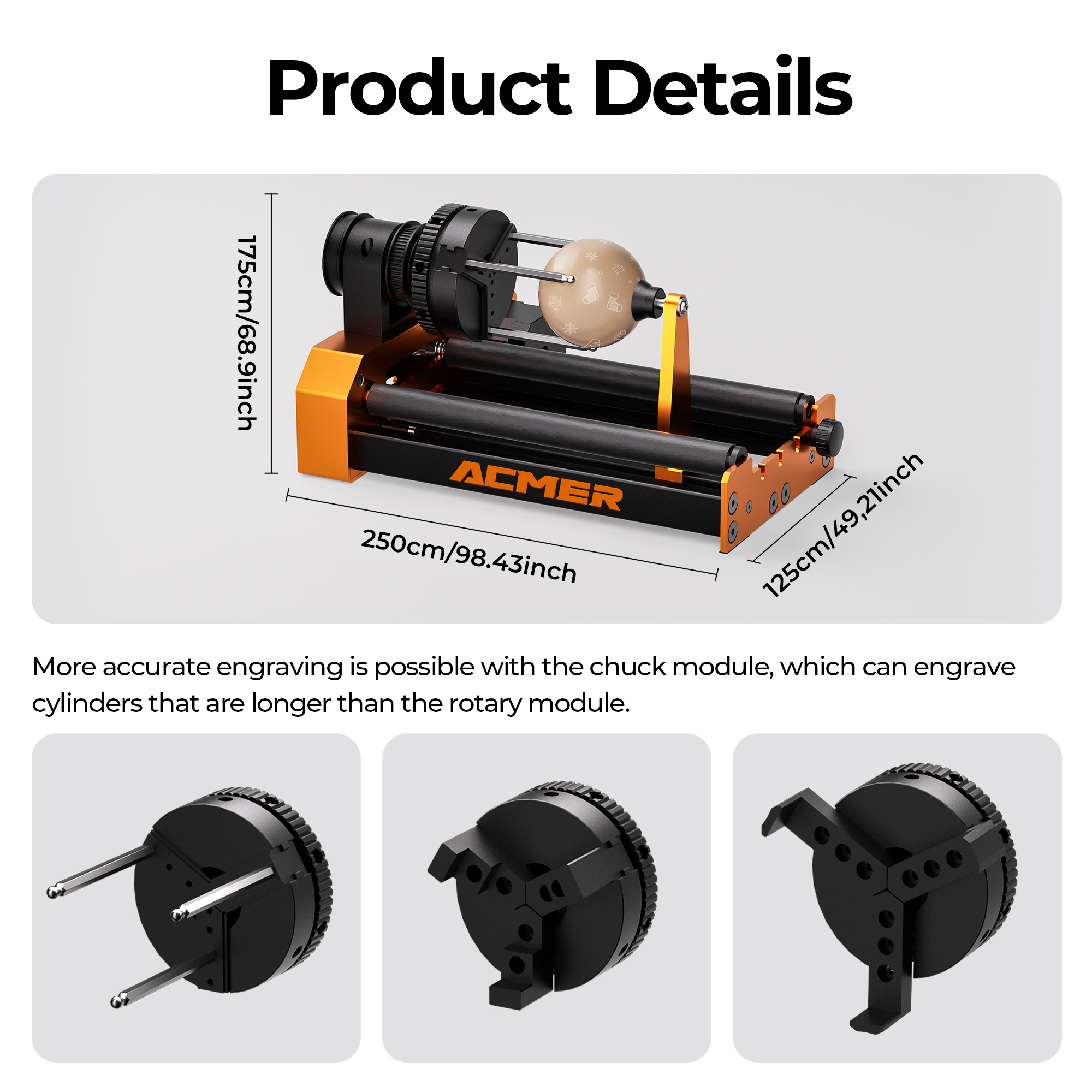 ACMER M4 Laser Engraver Rotary - Desktop Laser Engraver avaliação e preço
