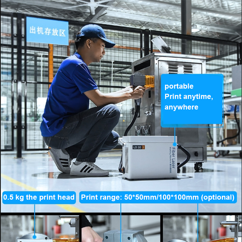 Factory Supply Handheld Automa - Industrial Laser Printing avaliação e preço