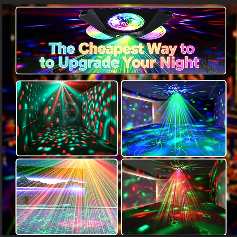 4 in 1 Powerful DJ Laser Strob - Industrial Laser Projector avaliação e preço