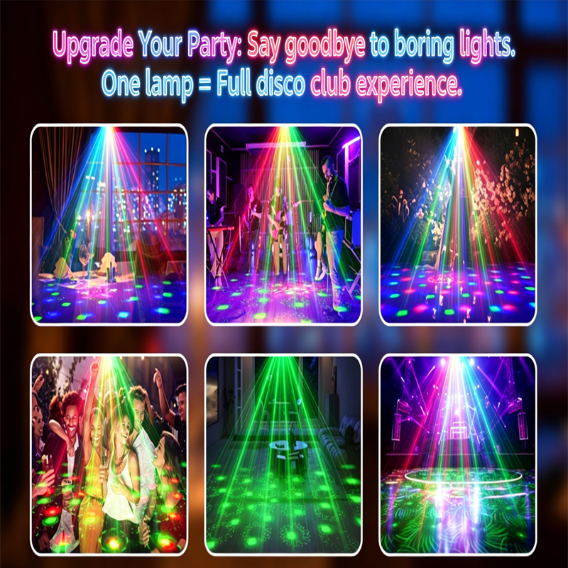4 in 1 Powerful DJ Laser Strob - Industrial Laser Projector avaliação e preço