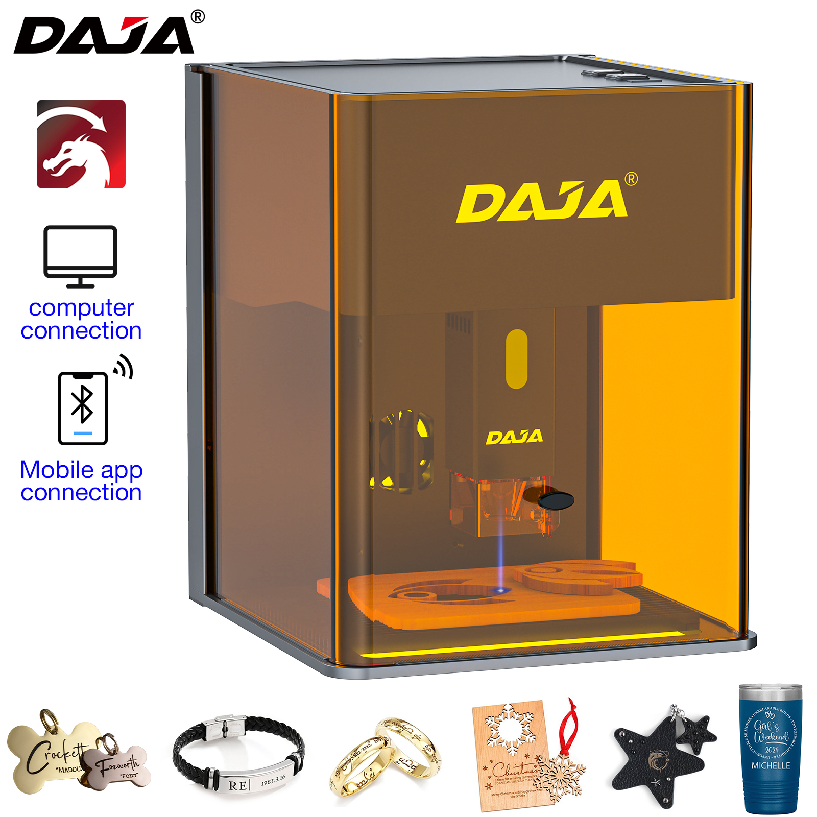 DAJA DJ6 Pro Mini Laser Engrav - Desktop Laser Engraver avaliação e preço