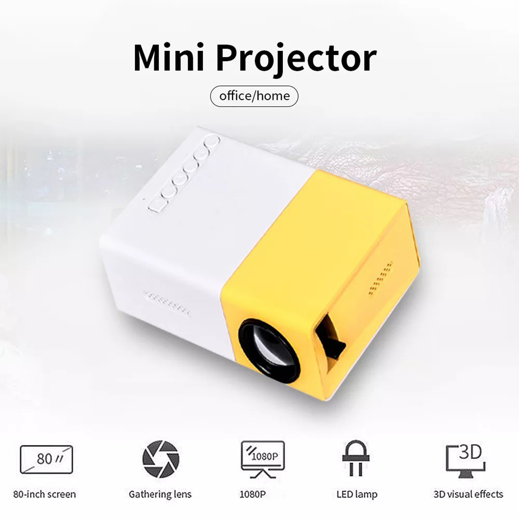 YG300 MINI Projector Portable  - Industrial Laser Projector avaliação e preço