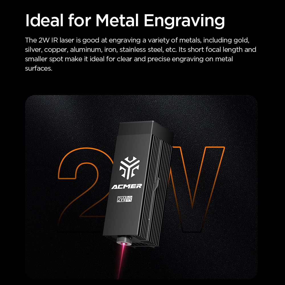 ACMER P3 2W IR Laser Head Upgr - Desktop Laser Engraver avaliação e preço