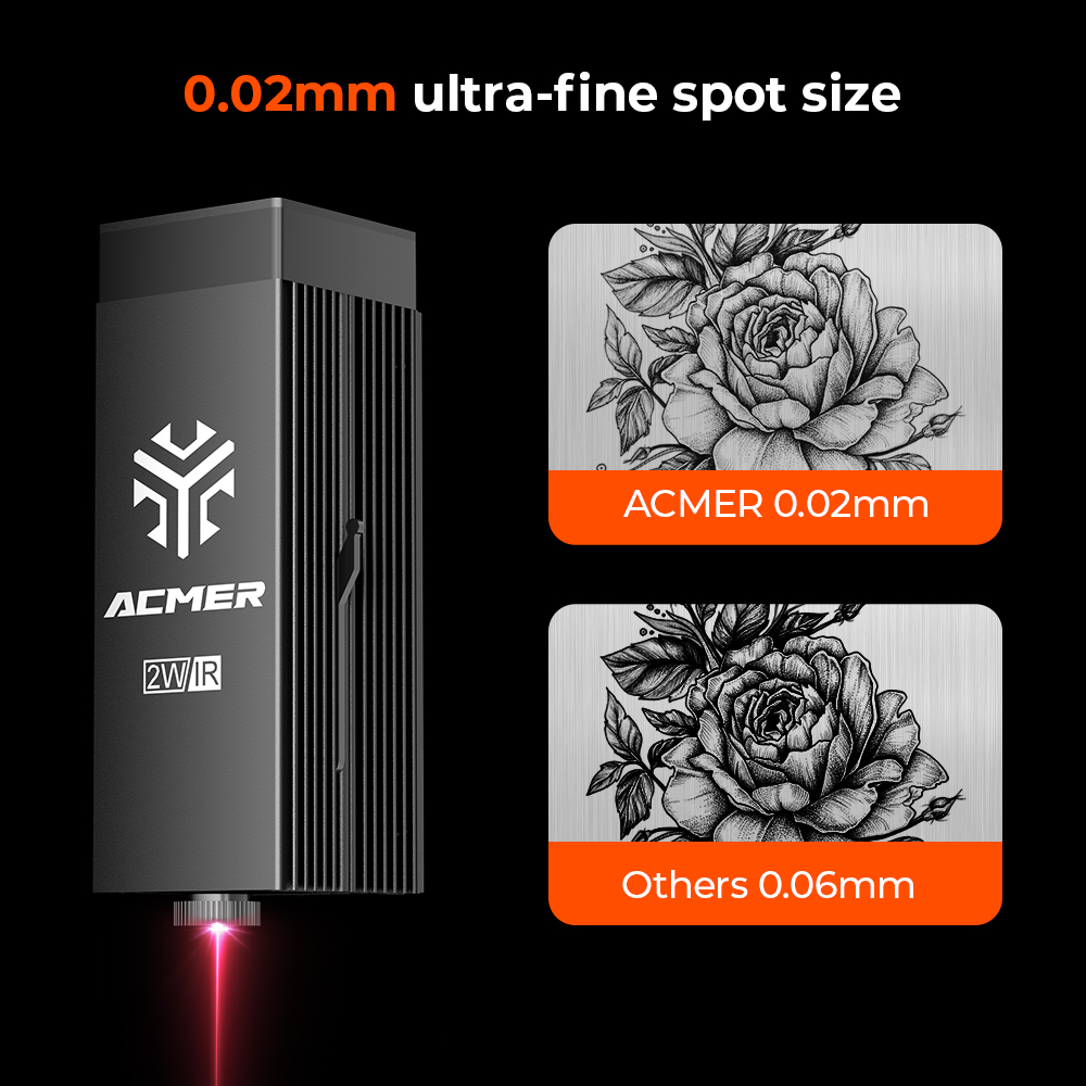 ACMER P3 2W IR Laser Head Upgr - Desktop Laser Engraver avaliação e preço