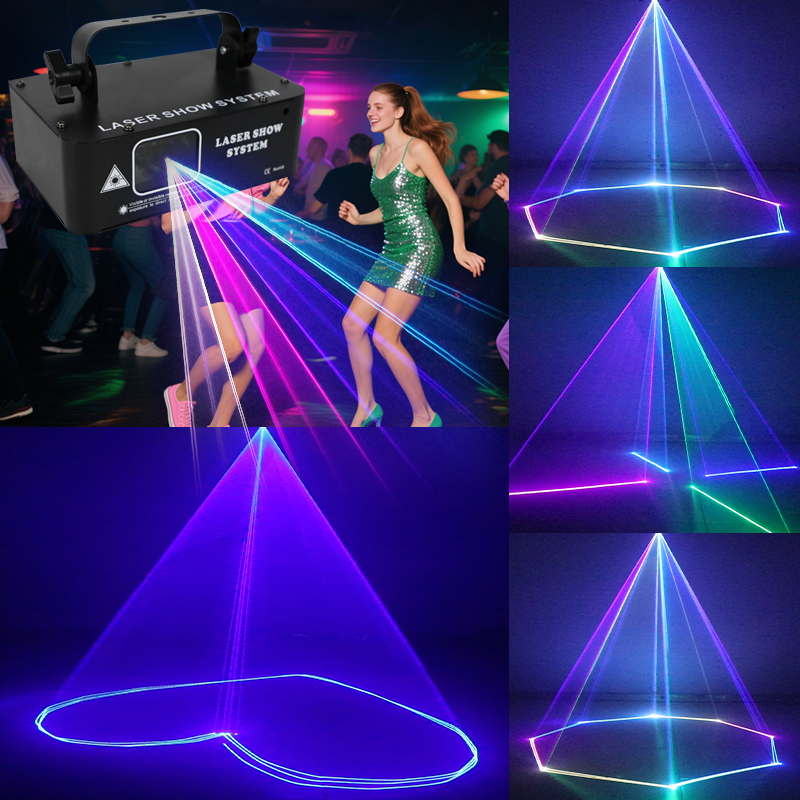 Full Color DMX512 Animation Pr - Industrial Laser Projector avaliação e preço