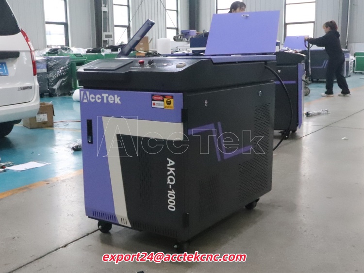 Powerful 1000w Pulsed Laser Cl - Industrial Laser Rust Removal Machine avaliação e preço