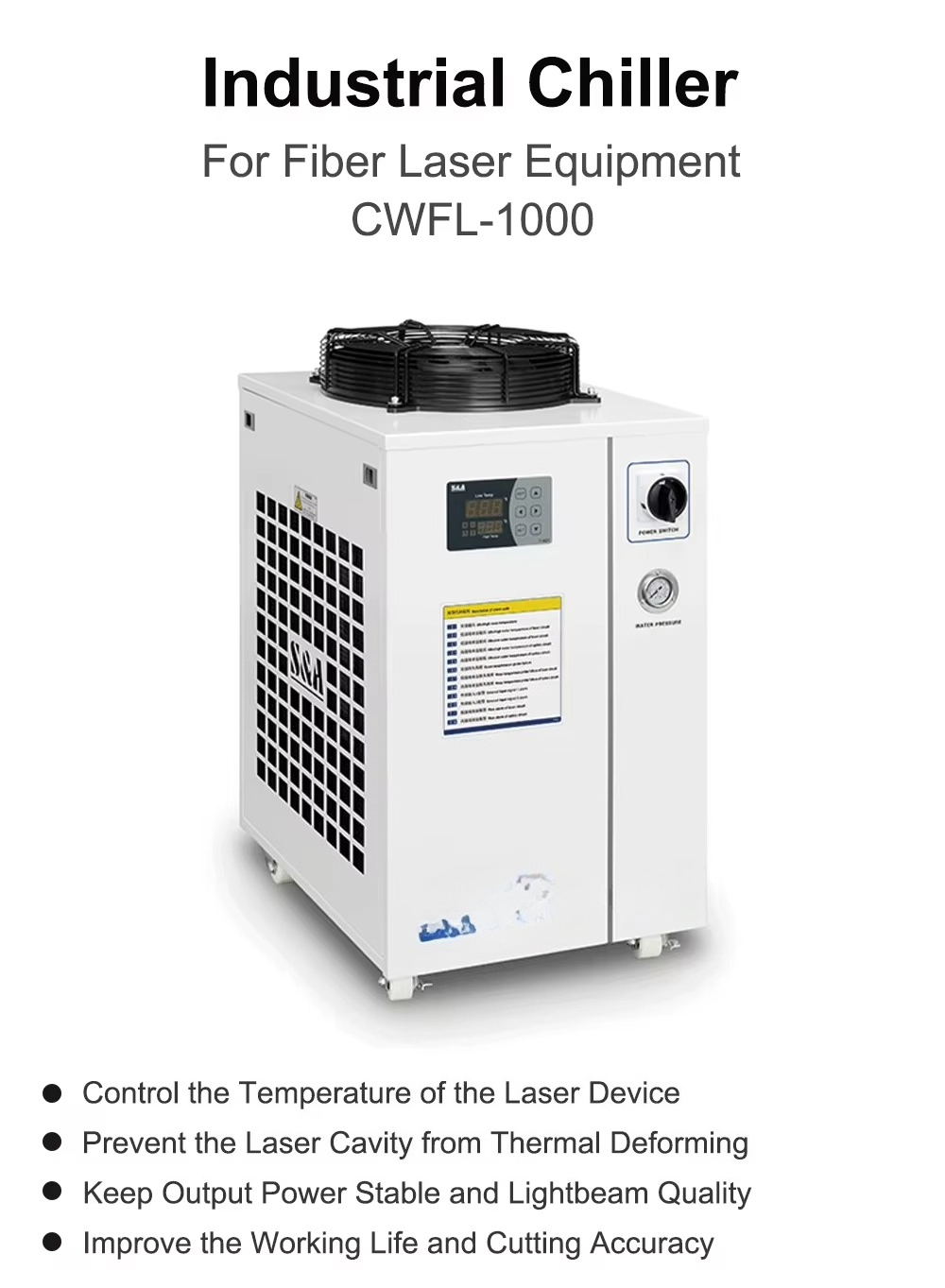Air Water Chiller for Fiber La - Industrial Grade Laser Engraver avaliação e preço