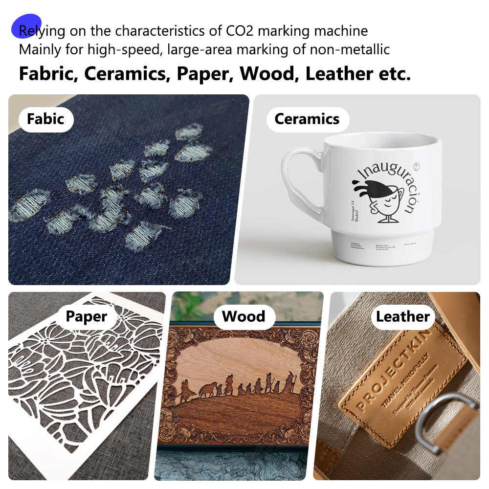Versatile CO2 Flying Laser Mar - Industrial Laser Printing avaliação e preço