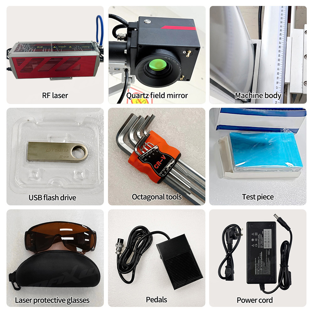 Versatile CO2 Flying Laser Mar - Industrial Laser Printing avaliação e preço