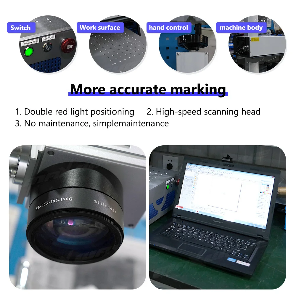 Fiber UV Laser Marking Printin - Industrial Laser Printing avaliação e preço