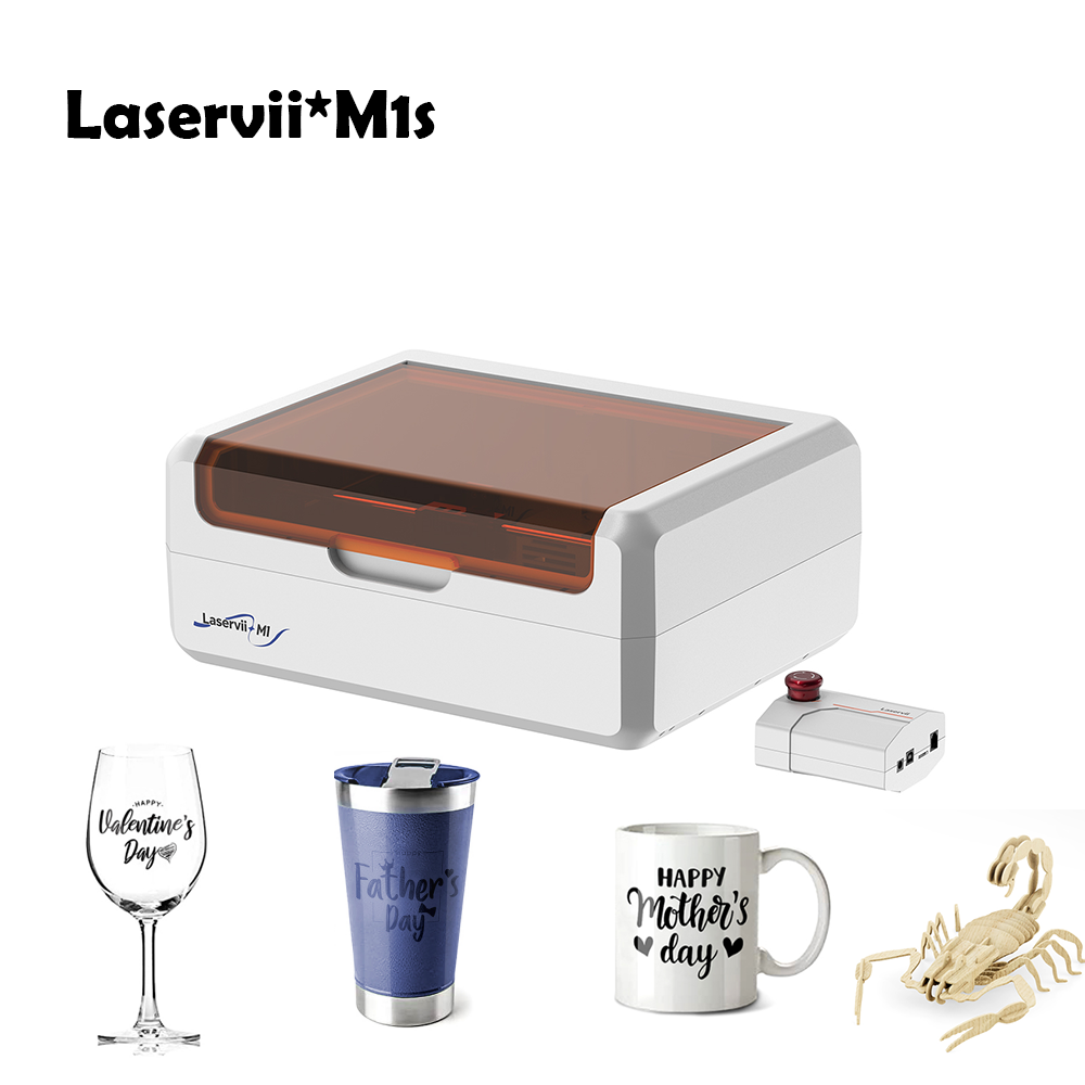 Laservii M1S-12W/24W/IR-2W Las - Desktop Laser Engraver avaliação e preço