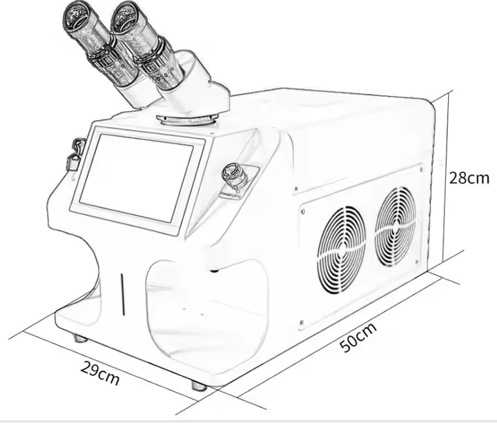 150W Mini Desktop YAG Laser We - Industrial Yag Laser avaliação e preço