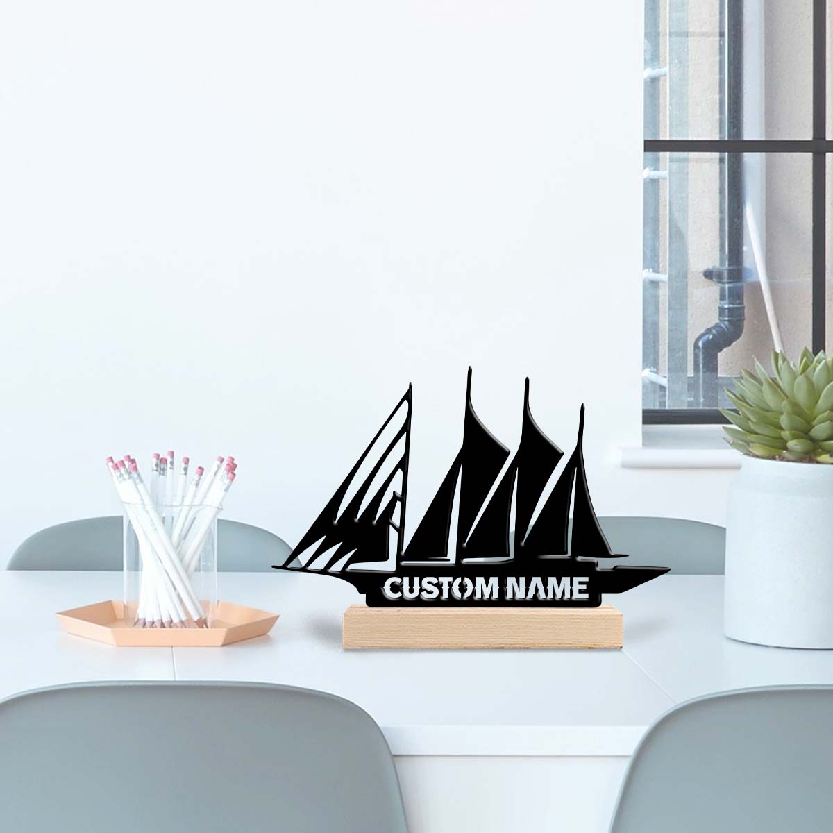 1Pc Wooden Base Csutom Ship De - Desktop Laser Engraver avaliação e preço