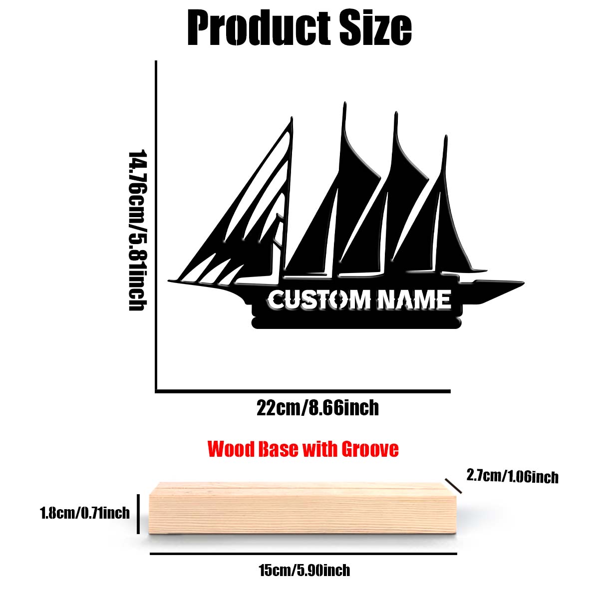 1Pc Wooden Base Csutom Ship De - Desktop Laser Engraver avaliação e preço