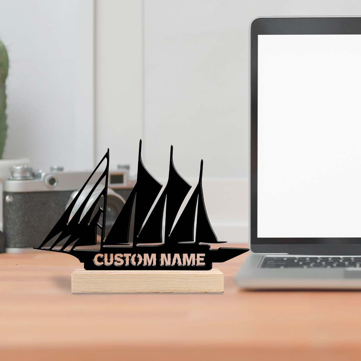 1Pc Wooden Base Csutom Ship De - Desktop Laser Engraver avaliação e preço