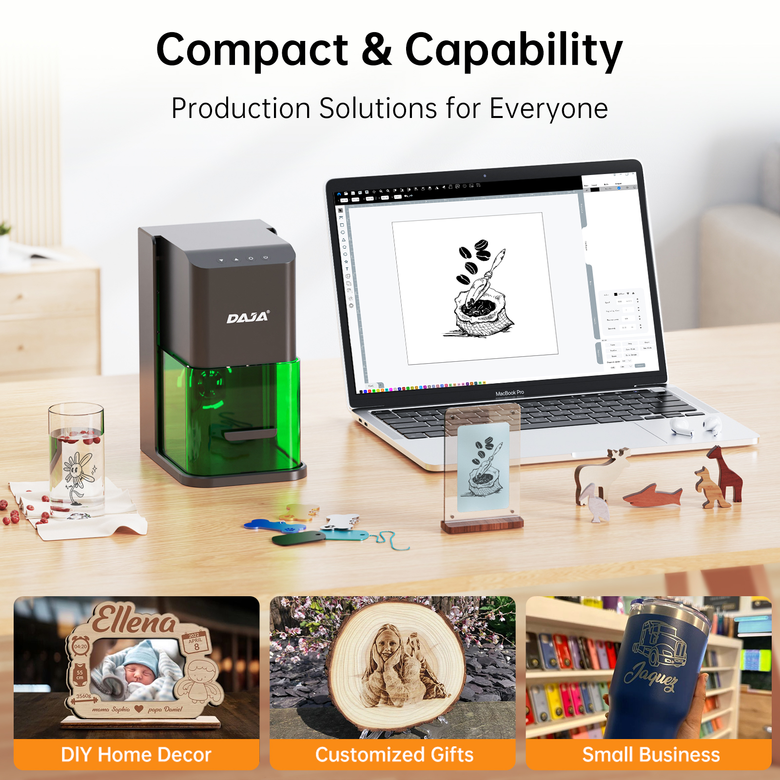 DAJA C1 Ultra Laser Engraver G - Desktop Laser Engraver avaliação e preço
